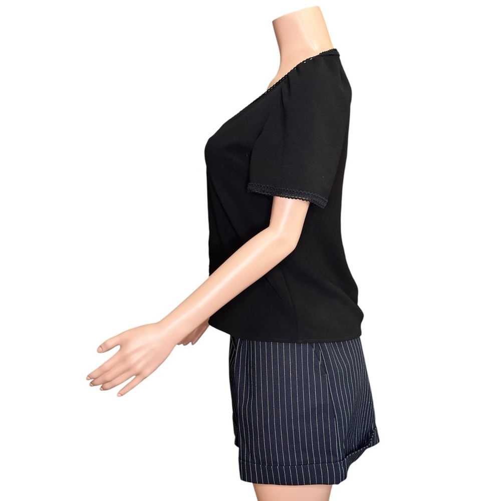 SÉZANE Tina Blouse, Black, FR34/US2 - Picture 4 of 8
